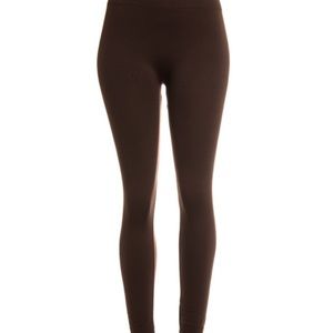 HARVE BENARD Fleece Lined Leggings - Brown - NWT!